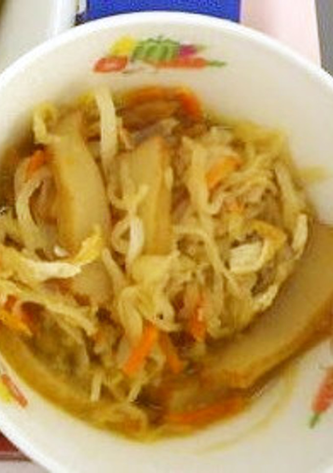 切り干し大根の煮つけ★宇都宮学校給食-レシピのメイン写真