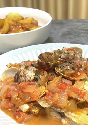 サバとジャガイモの地中海風トマト煮-レシピのメイン写真