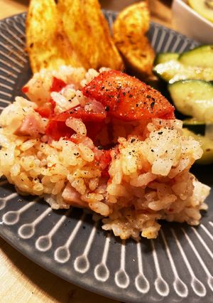 完熟トマト　トマトピラフ　簡単ピラフQC-レシピのメイン写真