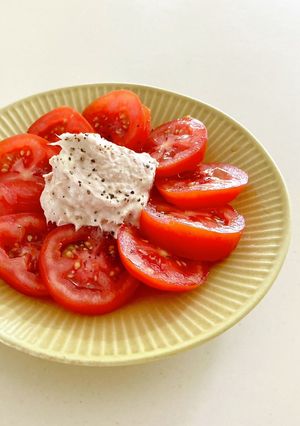 トマトのツナクリームチーズサラダ-レシピのメイン写真