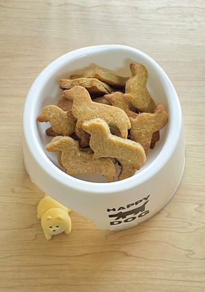 米粉と全粒粉で作る愛犬用…胡麻クッキー♡-レシピのメイン写真