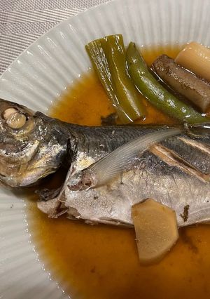 夫絶賛！鯵の煮付け-レシピのメイン写真