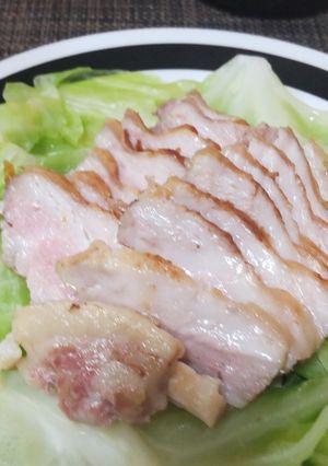 簡単美味・辛子醤油で食べる塩叉焼-レシピのメイン写真