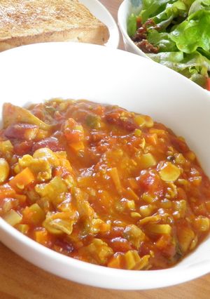 お豆ごろごろ❤トマトのカレー-レシピのメイン写真
