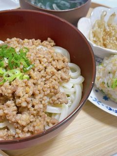 肉味噌うどん-レシピのメイン写真