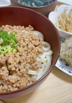 肉味噌うどん-レシピのメイン写真