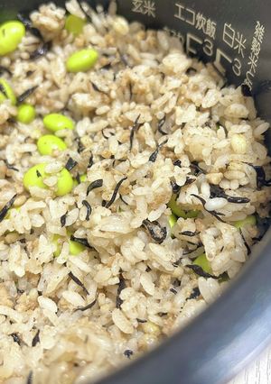 ひじきと枝豆のご飯-レシピのメイン写真