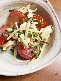 鶏ササミと新生姜のさっぱりサラダ-レシピのメイン写真