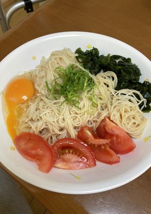 ワカメソーメン-レシピのメイン写真