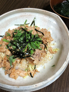 焼肉豚しゃぶ丼-レシピのメイン写真