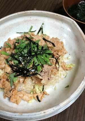 焼肉豚しゃぶ丼-レシピのメイン写真
