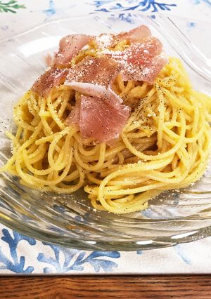 簡単！おいしい！冷製カルボナーラ-レシピのメイン写真