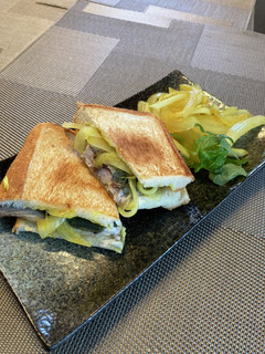 ホットサンドメーカ無し、アジカレーサンド-レシピのメイン写真