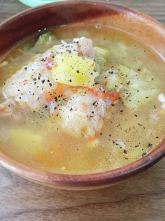 鶏手羽と夏野菜のスープ-レシピのメイン写真