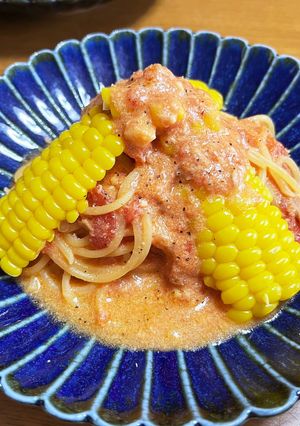 時短簡単トマトクリームパスタ-レシピのメイン写真