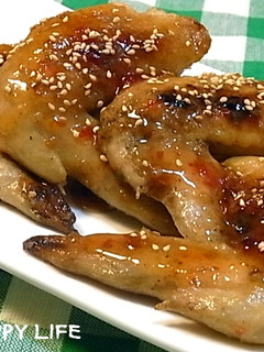 ☆甘辛でウマ~イ手羽先焼き☆-レシピのメイン写真