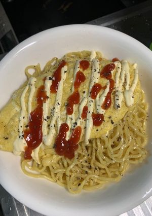 チーズオムそば-レシピのメイン写真