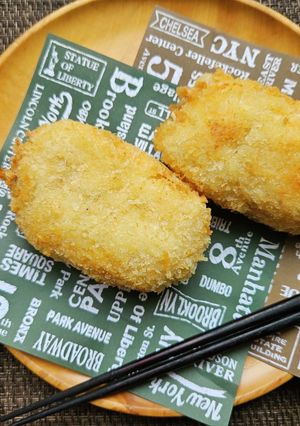 夏にさっぱり鮭フレークで簡単鮭のコロッケ-レシピのメイン写真