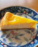 オレンジのベイクドチーズケーキ