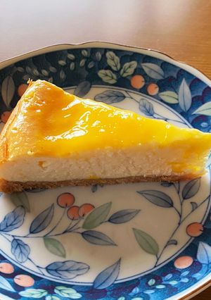 オレンジのベイクドチーズケーキ-レシピのメイン写真