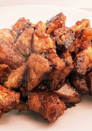 焼肉のタレで豚レバー焼き-レシピのメイン写真
