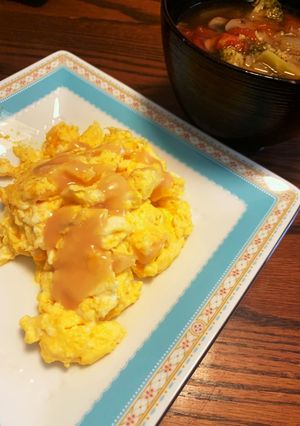 コクまろ♪スクランブルエッグ乳製品不使用-レシピのメイン写真