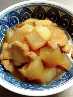 大根と油あげとじゃがいもの煮物-レシピのメイン写真