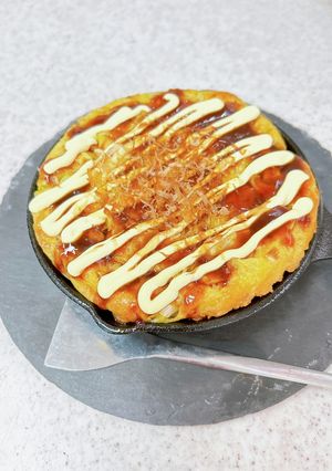 たこ焼き粉で作るカリトロ♪やるねん焼き-レシピのメイン写真