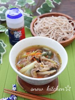 コク旨スパイシー♪和素材が香るつけ蕎麦-レシピのメイン写真
