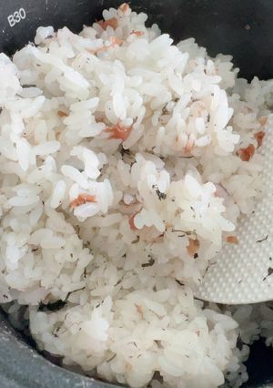 食欲をそそる風味が絶品「うめごはん」-レシピのメイン写真
