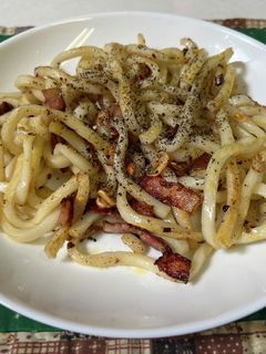 ペペロンチーノ焼きうどん-レシピのメイン写真
