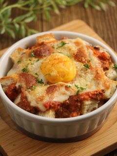 簡単!ミートソースパングラタン-レシピのメイン写真