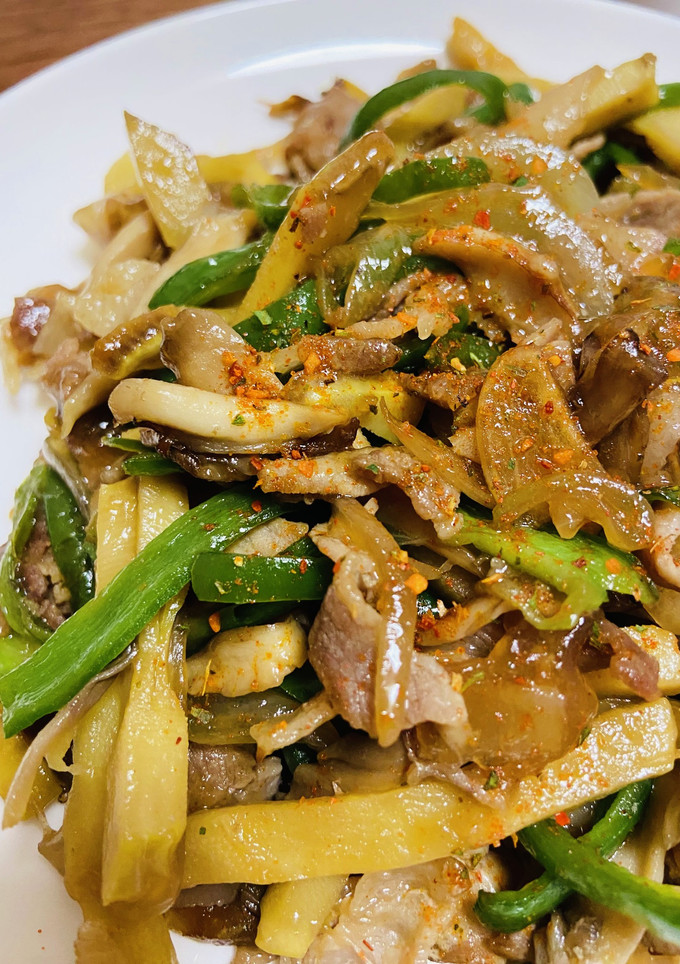 野香で簡単豚肉の青椒肉絲-レシピのメイン写真