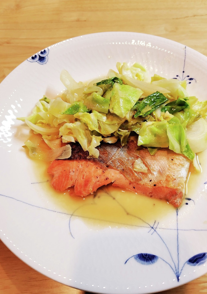 鮭のちゃんちゃん焼き-レシピのメイン写真