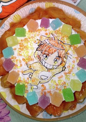 リアルピース、かずぅバースデーケーキ♪-レシピのメイン写真
