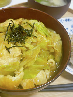 鶏とたっぷりキャベツのカレーうどん-レシピのメイン写真