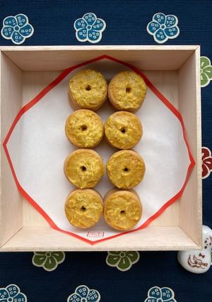 一件落着・リアル山吹色の菓子で呉座い升…-レシピのメイン写真