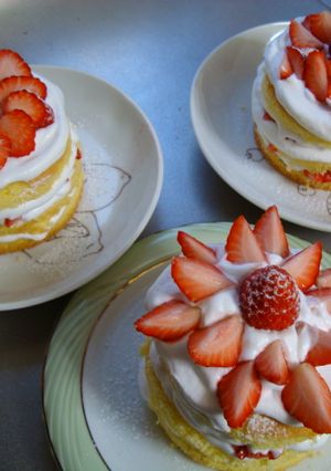 お一人様ショートケーキ-レシピのメイン写真