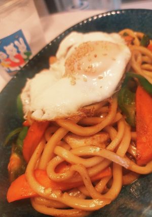 焼肉のタレうどん-レシピのメイン写真