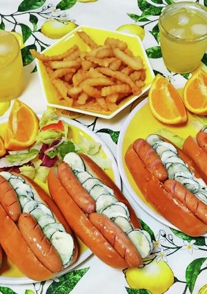 今治風ホットドッグ♪キュウリとマスタード-レシピのメイン写真