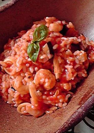シーフードリゾット　町のイタリア料理屋風-レシピのメイン写真