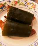 出汁をとった後の昆布と缶詰で簡単昆布巻き