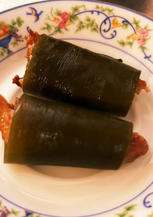 出汁をとった後の昆布と缶詰で簡単昆布巻き-レシピのメイン写真