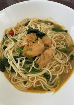 チキンとタイカレー温麺-レシピのメイン写真