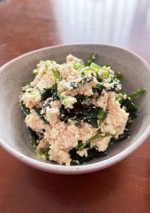 お豆腐多め♪我が家の白和え-レシピのメイン写真