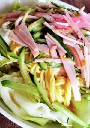 簡単ヘルシーサラダ冷やし中華-レシピのメイン写真