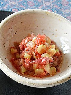 みょうがの茎の梅肉和え♪-レシピのメイン写真