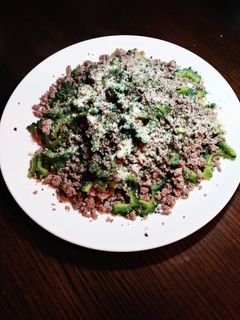 豚挽き肉とゴーヤのガーリックオイル炒め-レシピのメイン写真