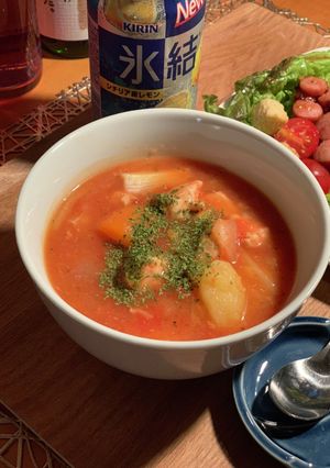 鶏むねトマト煮込✨-レシピのメイン写真
