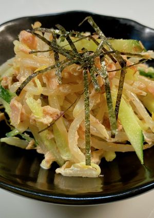 もやしとツナのポンマヨサラダ-レシピのメイン写真